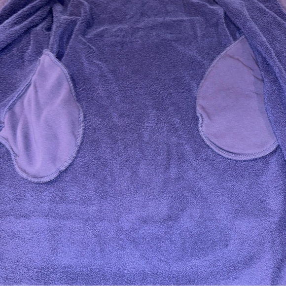 UGG Robe Womens Medium Blue Fleece Lined Belted Cozy Lounge Bathrobe - Picture 9 of 13